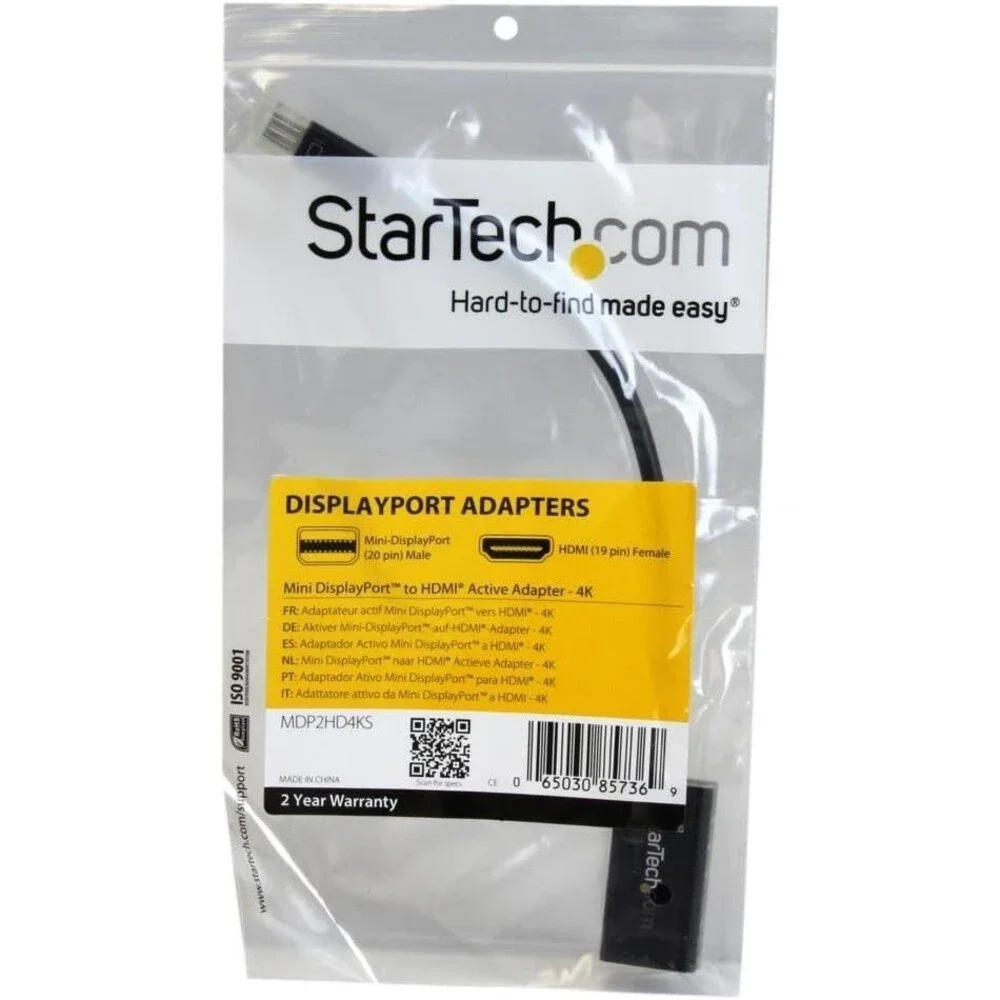 StarTech.com Mini DisplayPort to HDMI Active Adapter
